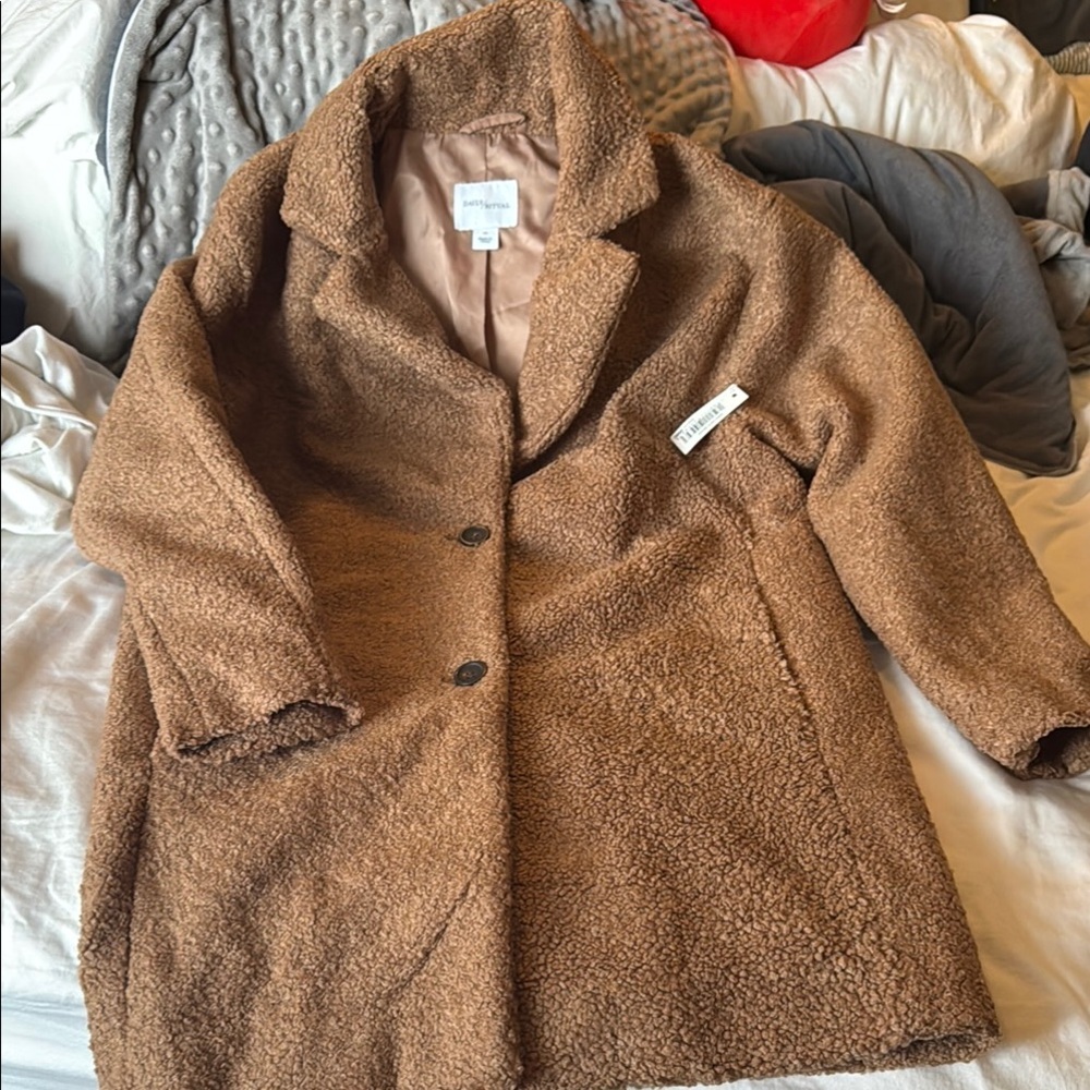 Universal Thread Tan Teddy Jacket